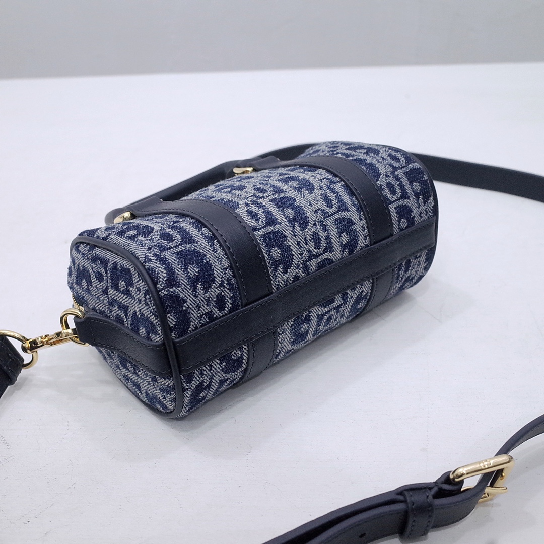 Dior Groove 17 Mini Bag Blue Denim Dior Oblique Jacquard